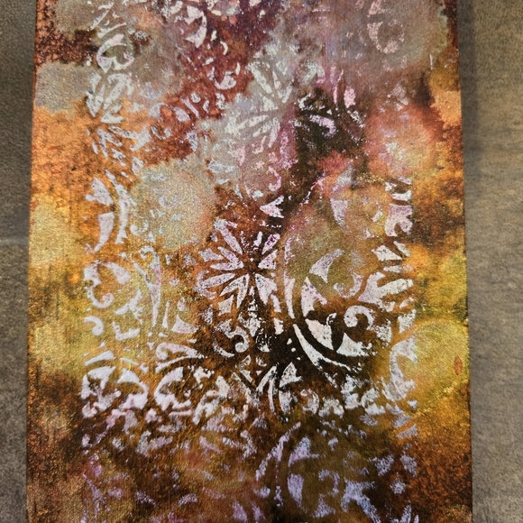 HANDCRAFTED Upcycled Wood Paddle HANDPAINTED Wall Art Decor Handmade Artwork - Picture 6 of 15